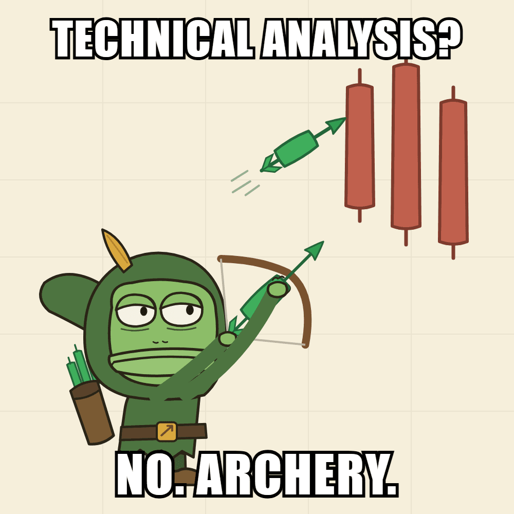 Meme: technical analysis? No. Archery.